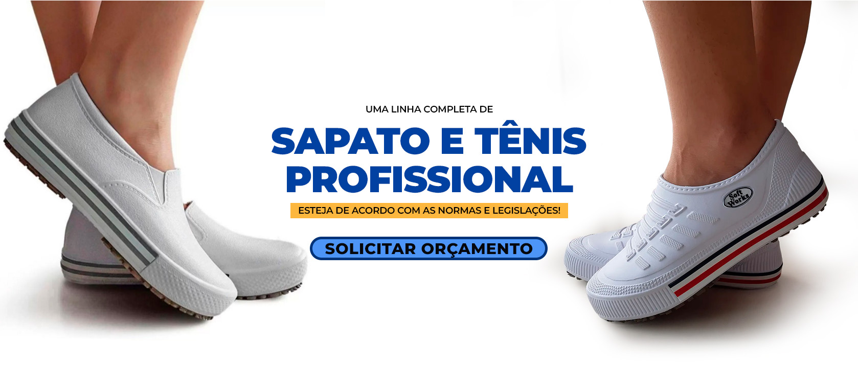 Sapato e tênis profissional